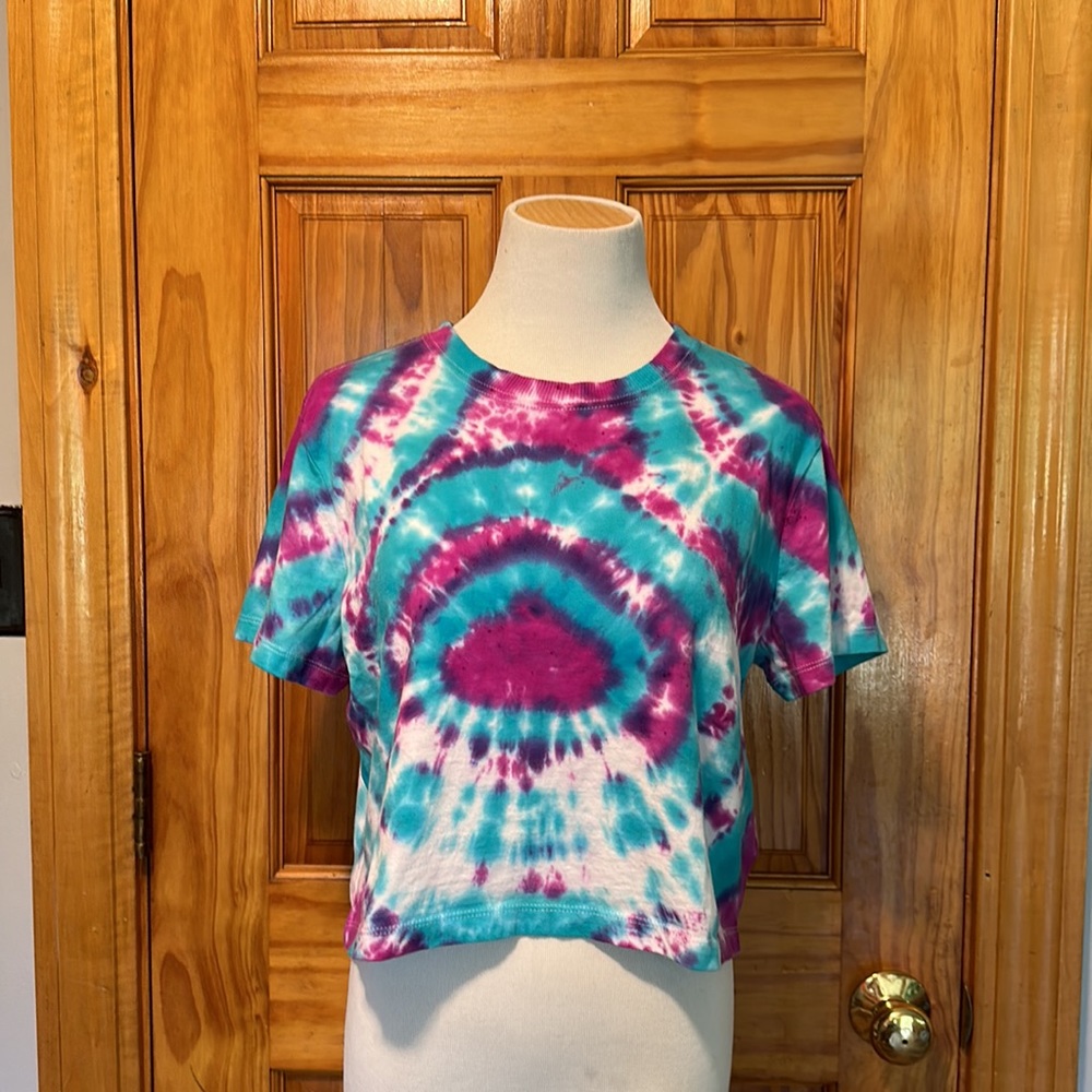 Tye dye crop top